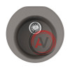 Omoikiri Miya 50R-GR Tetogranit/leningrad grey